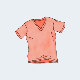 V-Neck T-Shirt - Bulk Cart - Variation Grid Style